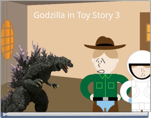 Godzilla in Toy Story 3