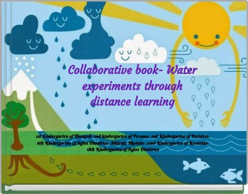 Collaborative book- Water experiments through distance learning