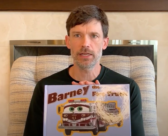 YouTube video of Barney the Fire Truck (Story Time)