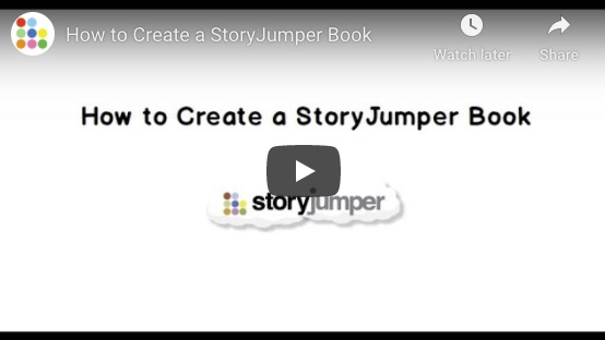 Screenshot of the video on 'How to Create a StoryJumper Book' 