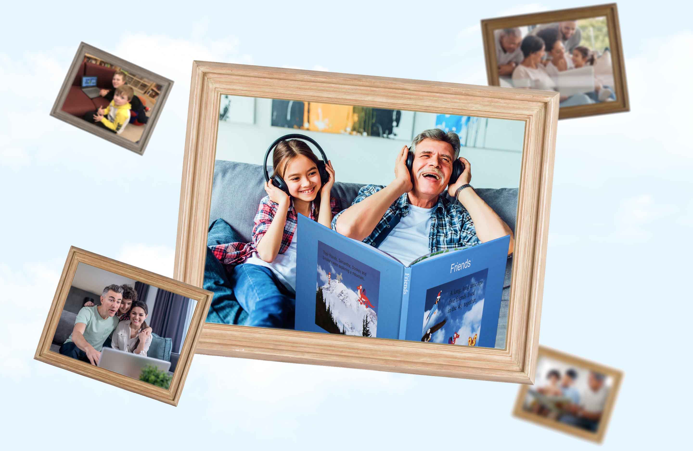 Families enjoying sharing StoryJumper books together